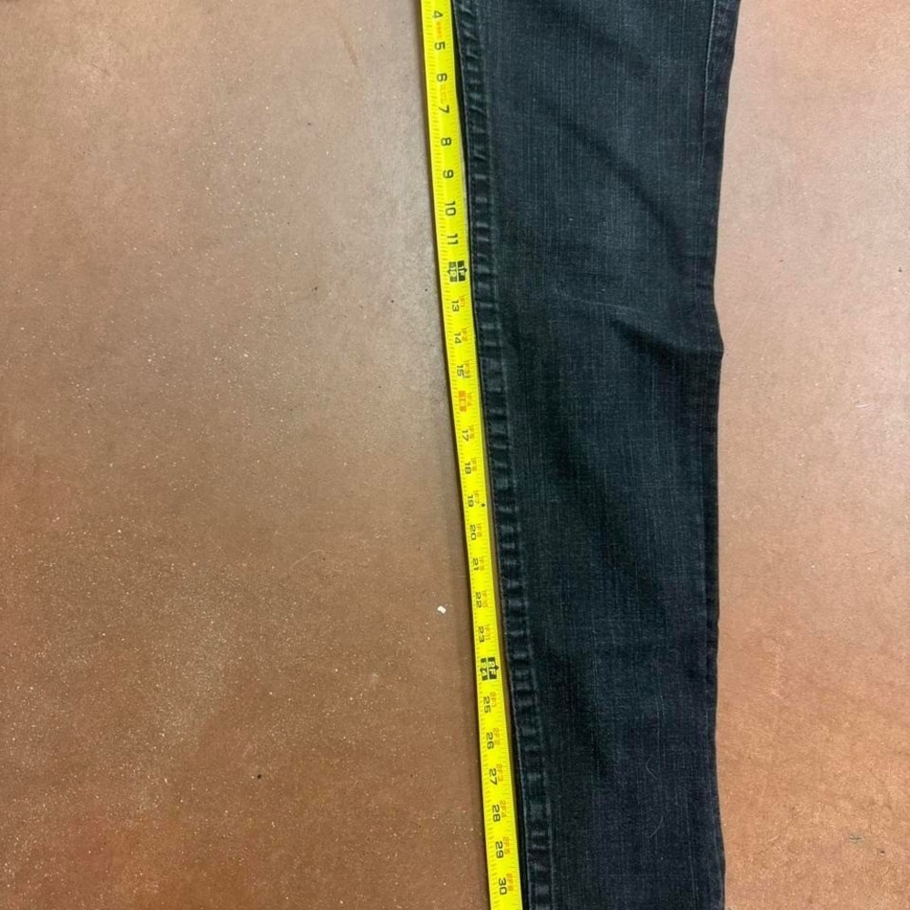 Vintage True Religion Women's "Julie" Mid Rise Black Skinny Jeans Size 31 - Picture 5 of 8